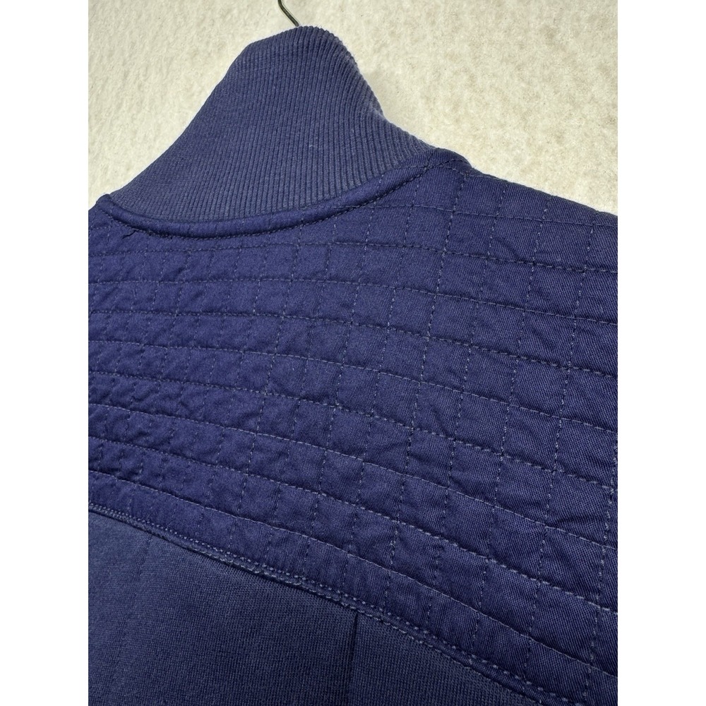 Lauren Ralph Lauren Quilted Vest Womens XS Navy Blue Full Zip Button - Picture 8 of 12